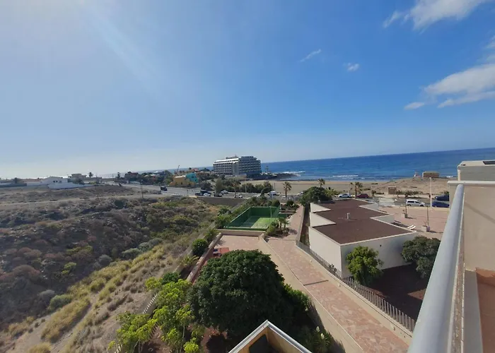Alquilaencanarias-medano Martines Beachfront A Lejlighed