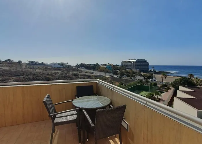Alquilaencanarias-medano Martines Beachfront A Lägenhet *
