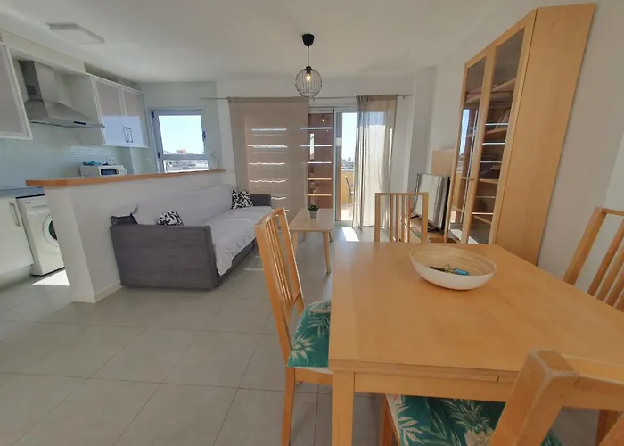 Alquilaencanarias-medano Martines Beachfront A Apartman *